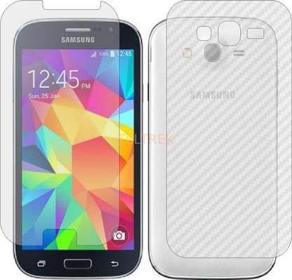 TELTREK Front and Back Screen Guard for SAMSUNG GRAND NEO PLUS GT I9060I (Front Matte Finish & Back 3d Carbon Fiber)
