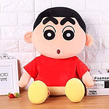 Crispy toys Stylish Cartoon Character for kids Playing SHINCHAIN Soft Toys (Size: 32 cm)  - 32 cm