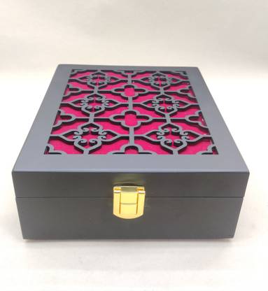 SNAZZY Paint Matt Jewellery Box, Make up Box, Dry fruit Box Vanity Box