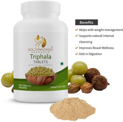 Goldenacacia TRIPHALA 1000mg 120 TABLETS