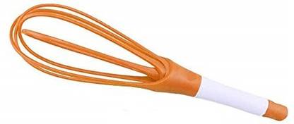 ActrovaX Egg Beater Milk Frother Whisker Coffee Latte Maker Plastic, Silicone Balloon Whisk