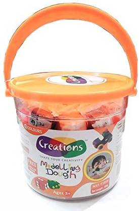 LIS Clay bsket Set for Kids Clay Set for Kids Clay Basket Clay for Art and Craft Clay Dough for Kid's Art Clay