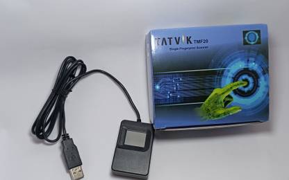 AKEN Tatvik TMF20 Single Fingerprint Scanner with Free RD Service for Aeps Govt Schemes Access Control, Time & Attendance, Payment Device, Door Locks