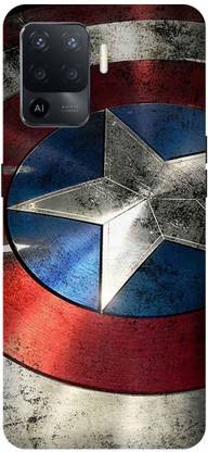 UMPRINT Back Cover for Oppo F19 Pro/CPH2285 Captain america, Avenger Printed Back Cover