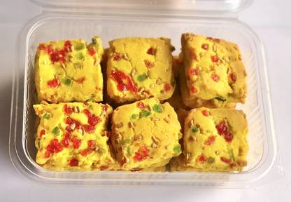 HARNAAM'S TUTI-FRUITY KAJU COOKIES - 250 gms - ALL TIME FAVOURITE HYDERABADI BISCUITS Cookies Biscuit