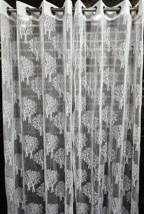রেহান 275 cm (9 ft) নেট দীর্ঘ দরজা পর্দা  সিঙ্গেল পর্দা