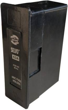 Selvo 63A HRC Fuse Holder (Pack of 3 ) without HRC Electrical Fuse