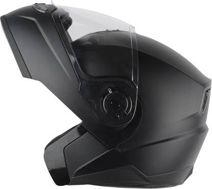 Steelbird Air SBA-7 FLIP-UP PAINTED MATT BLACK 600 MM SIZE (L) Motorsports Helmet