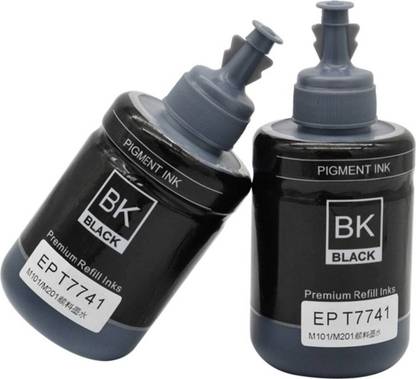 Teqbot Refill Ink 774 Black Pack of 2 Black Ink Bottle