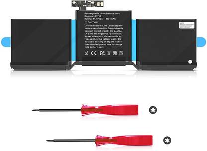 Kings A1713 Replacement Battery for MacBook Pro 13" A1708 Late 2016 Mid 2017 EMC 3164 2978 MLL42LL/A MLL42B/A MLL42Y/A MLL42FN/A MLUQ2LL/A MPXQ2LL/A MPXQ2B/A MPXQ2D/A MPXQ2FN/A 020-00946 6 Cell Laptop Battery