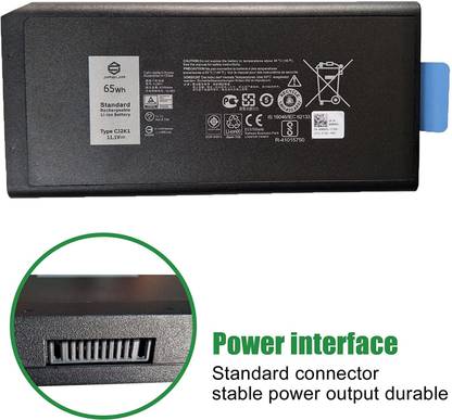 Kings CJ2K1 Laptop Battery Replacement for Dell Latitude 5404 7404 5414 7414 Rugged Extreme Series DKNKD X8VWF 4XKN5 5XT3V 05XT3V VCWGN 0VCHGN 09FN4 XN4KN XRJDF YGV51 453-BBBE 9 Cell Laptop Battery