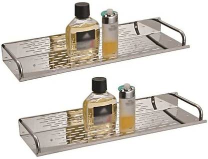kaya bath accssories Capsule Tray 003 Stainless Steel Wall Shelf