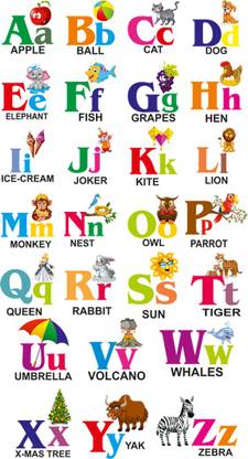 my celebrat 76.2 cm ABCD Self Adhesive Sticker