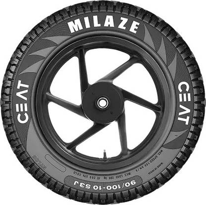 CEAT 105918 MILAZE 90/100-10 Front & Rear Two Wheeler Tyre