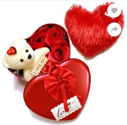 Naisha Creation Artificial Flower Gift Set