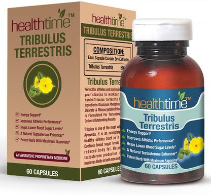 Health Time Tribulus Terrestris 500 mg extract Capsules Support Stamina For Men And Women