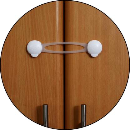 Safe-o-kid High Quality, 2-Side Open Long Multi-Purpose Appliance Lock (Pack of 4)