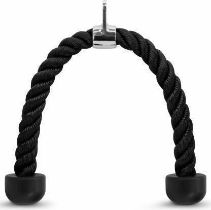 COMODO Tricep Rope Attachment Pull Down/Extension Triceps Pull-up Bar Triceps Bar (Black Triceps Bar