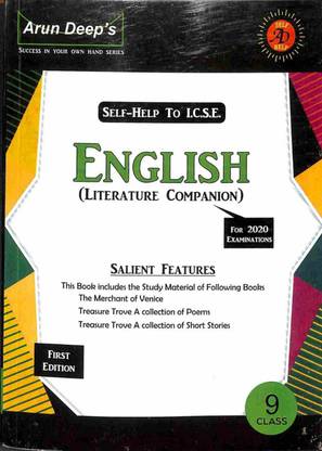Self Help to ICSE English Literature Companion Class-9