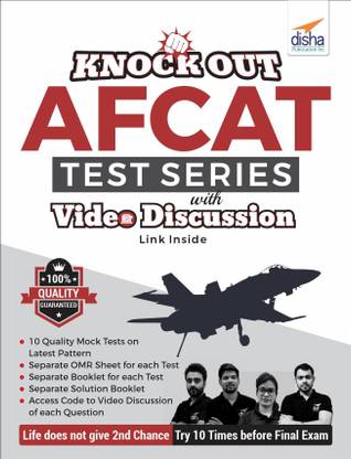 Knock out Afcat 10 Mock Test Series with Video Discussions