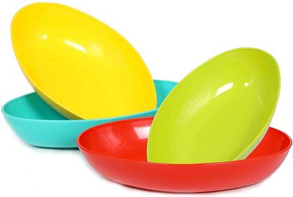 M7STORE Plastic Serving Bowl ABS Plastic Unbreakable Microwave Safe Serving