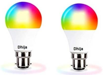 Dhija 9 W Basic Round B22 D LED Bulb