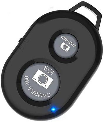 MANTICORE Best Buy Selfie Wireless Bluetooth Shutter Remote Compatible Selfie Stick & Tripod All Mobile Camera Remote Control 30 feet. Pocket-size design allows you to take it everywhere. Taking group photos or for yourself has never been easier.  Camera Remote Control