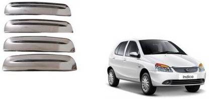 SRPHERE SR01- Chrome Door Handle Cover Set of 4 Pcs For Tata Indica Car Grab Handle Cover