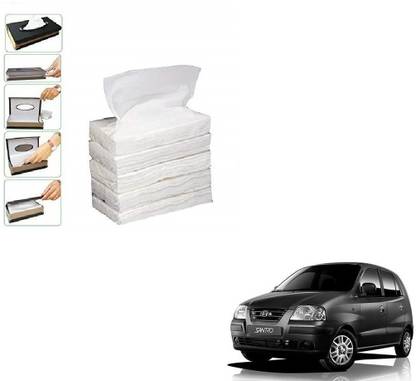 KOZDIKO 5 SET REFILLER WITH 100 PULLS (200 SHEETS) FOR HYUNDAI SANTRO XING Vehicle Tissue Dispenser