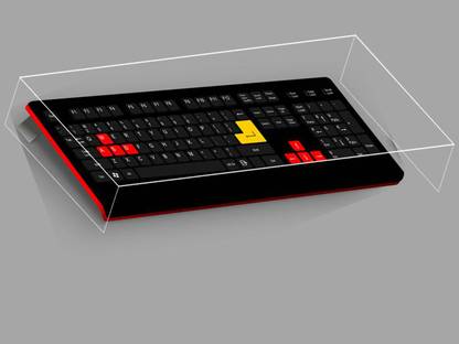 Parikshit Sublimation Keyboard Case for Computer keyboard cover protector stand cat & splash proof