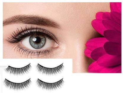 tanvi27 Long-lasting Eye Liner Pen & False-Fake Eyelashes With Glue Set