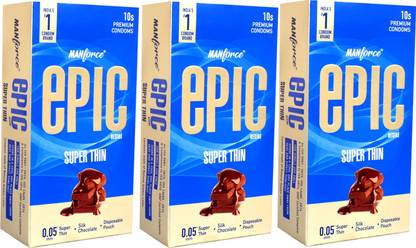 MANFORCE Epic(Super Thin) Flavoured Condoms Condom