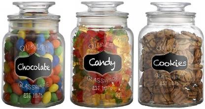 AshandRoh Glass Grocery Container  - 1500 ml