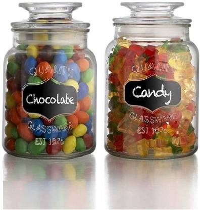 AshandRoh Glass Grocery Container  - 1500 ml