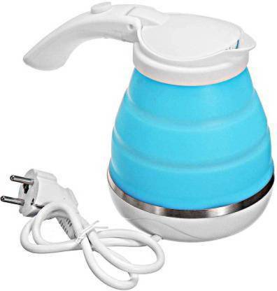 Misaki Travel Foldable Electric Kettle Portable Silicone Collapsible Kettle 500ML for Most Travel and Home & Office Use Electric Kettle
