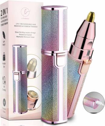 SAFARTRADERS Rechargeable Eyebrow Trimmer & Facial Hair Remover Eyebrow Thread