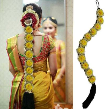 NANDITA Indian wedding hairstyles for party function easy to wear extension Hair Extension