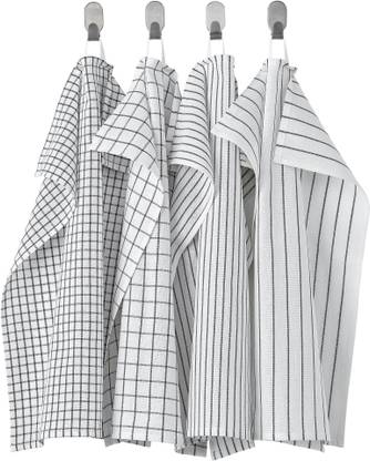 IKEA White Cotton Kitchen Linen Set