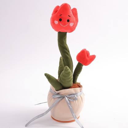 Talking flower toy clearance