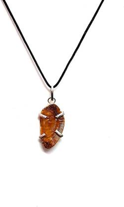 AIR9999 Naturl Shukra Mani Stone pendant Locket For Men & Women Crystal Crystal Pendant