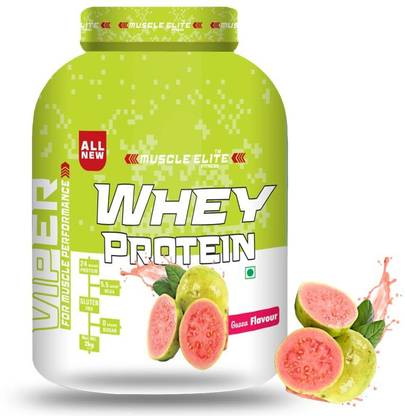 MUSCLE ELITE FITNESS Whey Protein Muscle Performance for bodybuilders X1 Guava 2kg Whey Protein Whey Protein