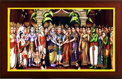 Zig Zag Srinivasa Kalyanam Religious Frame