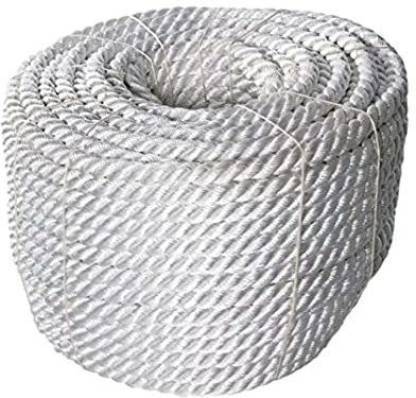 Vikram RESHAM ROPE 12 MM , 40 FEET ROPE White (Length: 12.5 m, Diameter: 12 mm) White