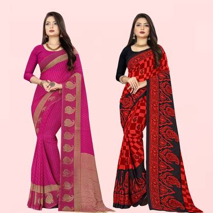 Floral Print Daily Wear Georgette Saree