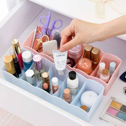 Fivean 5-Grid Multipurpose Storage Drawer Organiser, Socks Organiser Drawer Divider
