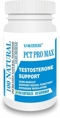 US KART PCT Pro Post Cycle Therapy 90 Capsule Max Testosterone Support, Lean Muscle