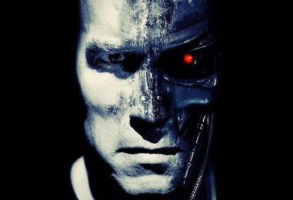 Smoky Design robot terminator arnold schwarzenegger terminator wallpaper Paper Poster