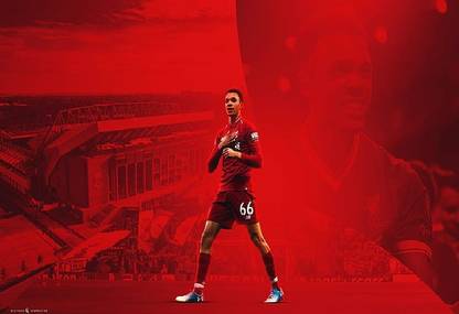 Smoky Design soccer trent alexander arnold liverpool f c hd wallpaper Paper Poster