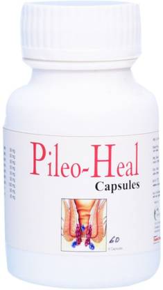 Zenthic Healthcare Pileo Heal Capsules Ayurvedic Medicine for Piles, Ayurvedic Medicine ( 60 Caps )