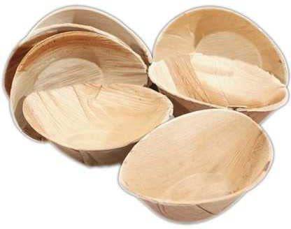 ECONUS Areca Leaf Storage Bowl Export Quality Biryani Big Bowl |Pack of 25| 12 x 9" Inch Big Disposable Oval Shaped Deep Biryani Bowl, Areca Palm Leaf Bowl Eco-Friendly and Biodegradable Plastic Free for Party and Function Disposable